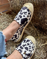 Alpargata Vaca Negro