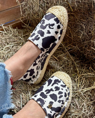 Alpargata Vaca Negro