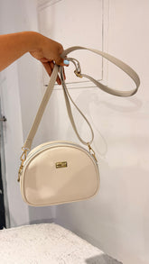 Bolso Media Luna talco